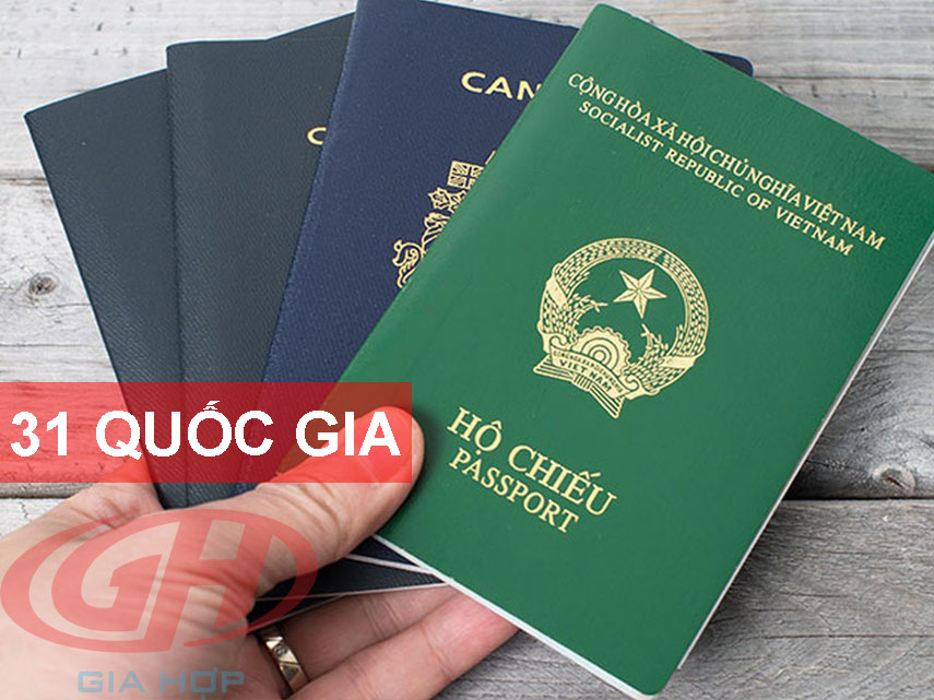 31 quốc gia chấp nhận hộ chiếu việt nam