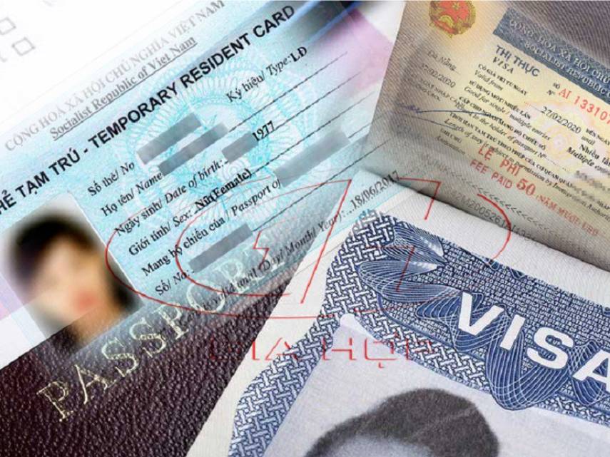 thẻ tạm trú và visa